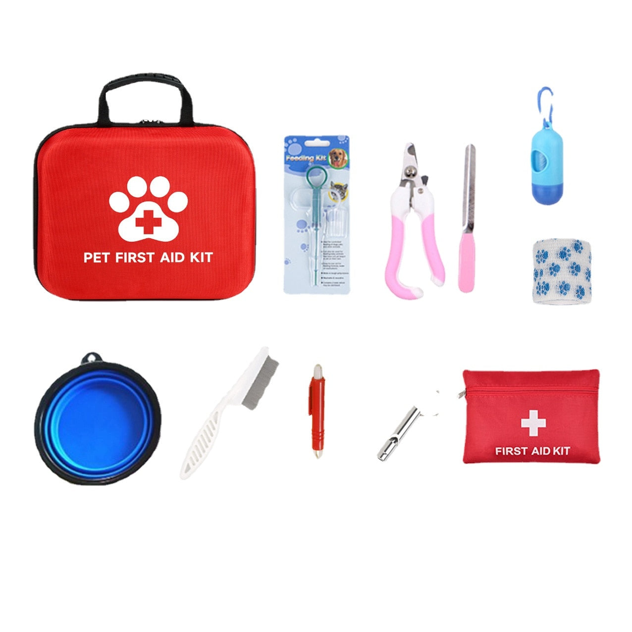 38 pcs. Pet First Aid Kit